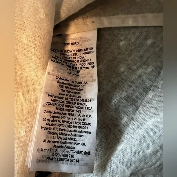 Tory Burch embroidered Gabriela dress size 4 rare find! With slip. - Picture 5 of 9